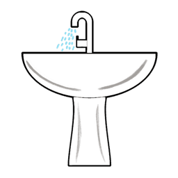 das Waschbecken